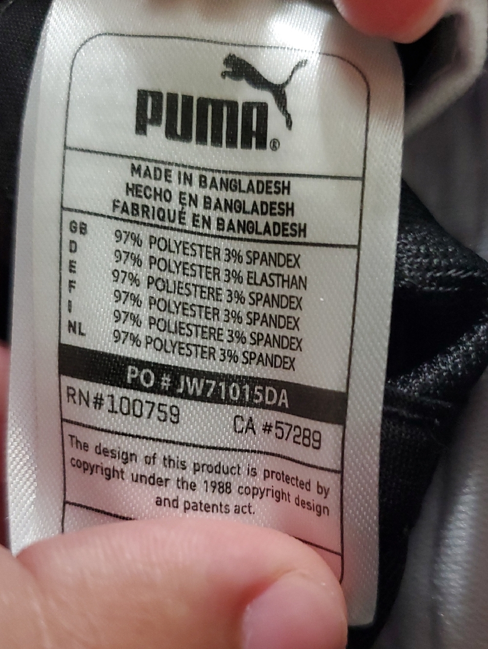 Puma Heather Gray Emboridered Logo Adjustable Unisex Sports Performance Cap - Picture 7 of 7